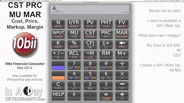 Financial Calculator - CST PRC MU MAR - 10bii Mac OS X