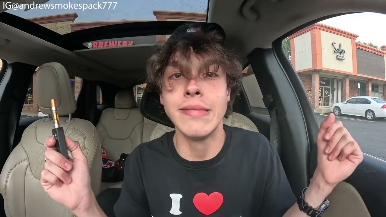 Reviewing A Vape While Taking Blinkers