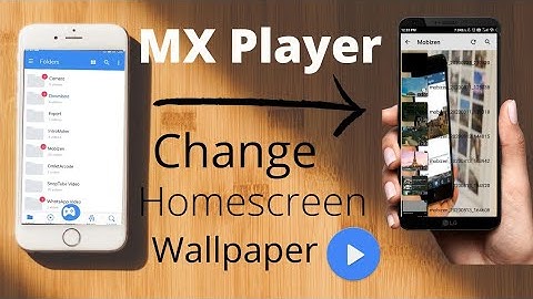 How to change mx player background
