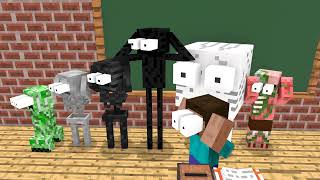 Monster School : NEW BEAUTIFUL STUDENT GIRLS (Part 1) - Minecraft Animation