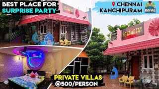 ₹500 Private villa stay | Best place for surprise party | Kanchipuram royal stay | kanchipuram stay