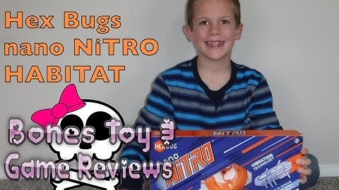 Hex Bugs nano NiTRO HABITAT Bones toy & Game Reviews (Guest Star Booter) 1080p