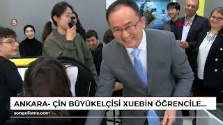 Ankara - Çin Büyükelçisi Xuebin, Öğrencilerle Ankaranın Taşına Bak Şarkısını Söyledi / Ekl...