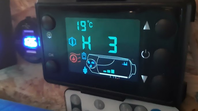 Standheizung LCD-Schalter Diesel Parkluftheizung Controller Fernbedienung  Einstellung Zubehör