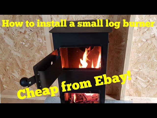 Installing a WOOD BURNER in my TINY HOUSE - YouTube