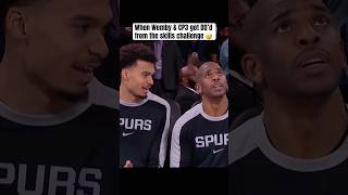 Wemby & Chris Paul tried to game the system 😭