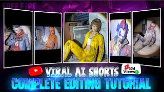 Old Free Fire Character Horror Torch Ai Video Editing Tutorial Ff Viral Ai Shorts Editing