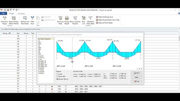 protastructure tutorial: how to design beam using the bending moment diagram