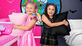 Pink Vs Black Challenge And Kind Bedtime Stories Maya Mary Mia