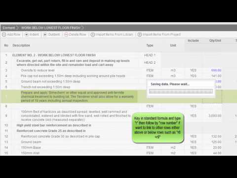 Double Click, Insert Formula & Row Linking