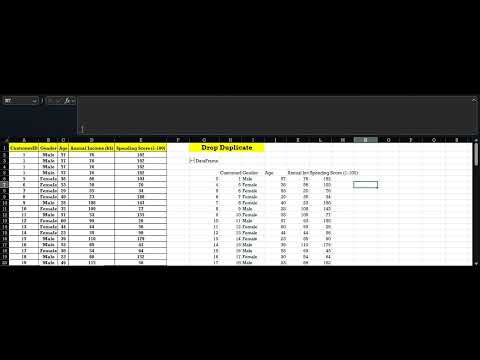 Drop Duplicate in Excel using Pandas