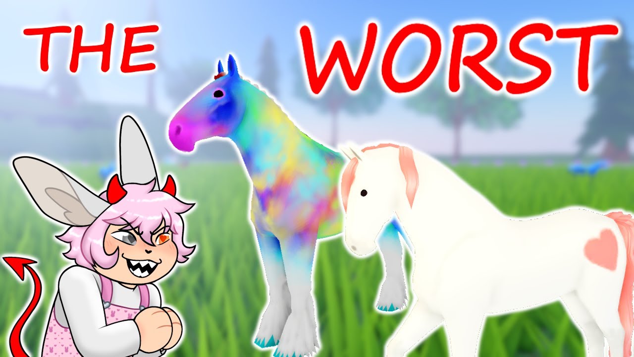 ХУДШИЕ лошади для соревнований на островах Дикой Лошади (ПО МНЕНИЮ)