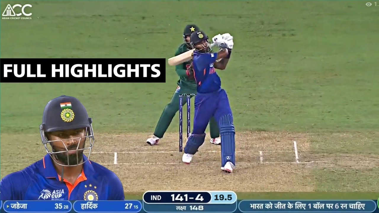 India vs Pakistan Match Full Highlights 2022,IND vs PAK Match Full