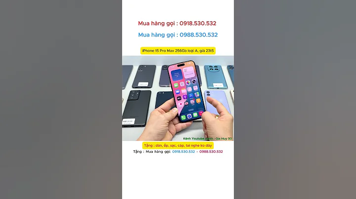 iPhone 15 Pro Max 256Gb loại A, giá 23t5