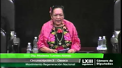 Dip. Modesta Fuentes (MORENA) - Iniciativa