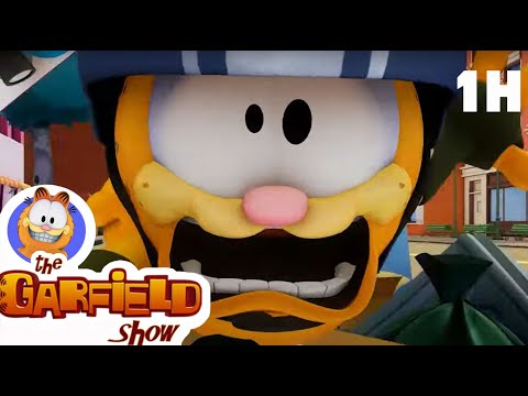 Garfield Tenta ser Esportivo - GARFIELD BRASIL MELHORES MOMENTOS ESPORTIVOS