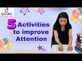 Activities to improve attention and concentration| How to improve focus and attention span|