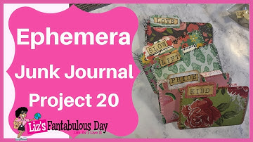 Create With Me, Easy Junk Journal Ephemera Ideas - How to Make a Mini file Folder