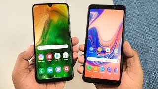 Samsung A50 vs Samsung A7 (2018) Speed Test !!