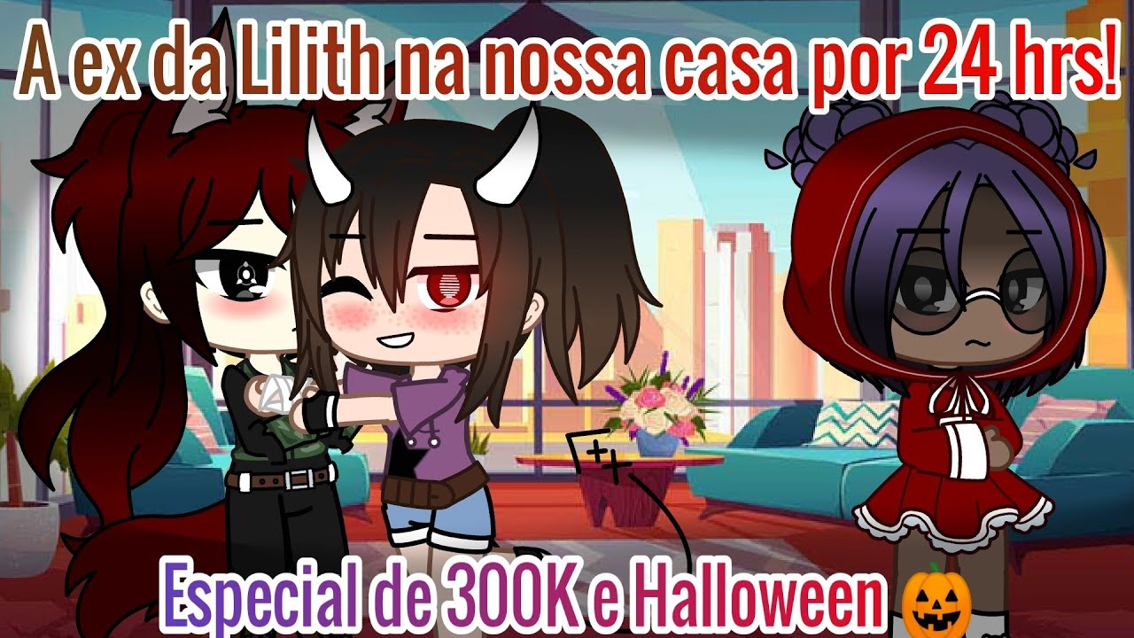 •A ex da Lilith na nossa casa por 24 hrs!• |Especial de 300K e Halloween🎃| GC