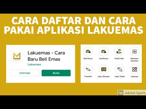 Cara Daftar Akun dan Cara Menggunakan Aplikasi Laku Emas (Cara Baru Beli Emas)