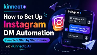 How to Set Up Instagram DM Automation | Complete Step-by-Step Tutorial with Kinnecto AI screenshot 1