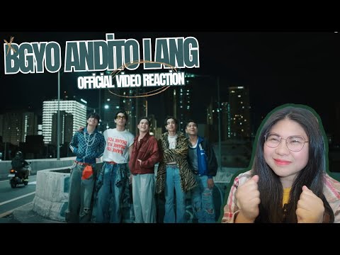 BGYO Andito Lang Official Video Reaction