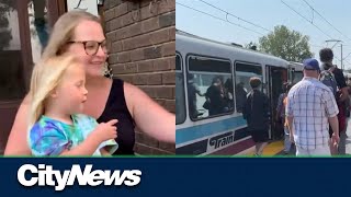 3-year-old stuck alone on CTrain platform