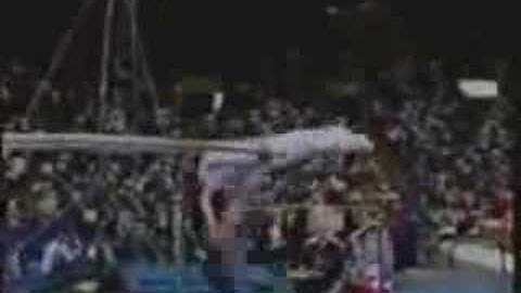 parallel bar.basket to support + cut straddled