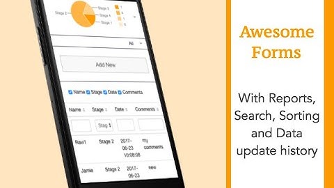 Awesome Forms Tutorial - Siberian CMS Module with Reports , Search , Sorting and Update history