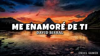 David Bisbal - Me enamoré de ti (Letra)