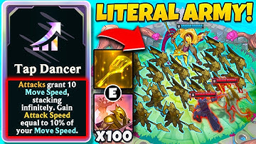 When Azir creates an entire ARMY of soldiers in Arena... (20 SOLDIERS AT ONCE WTF??)