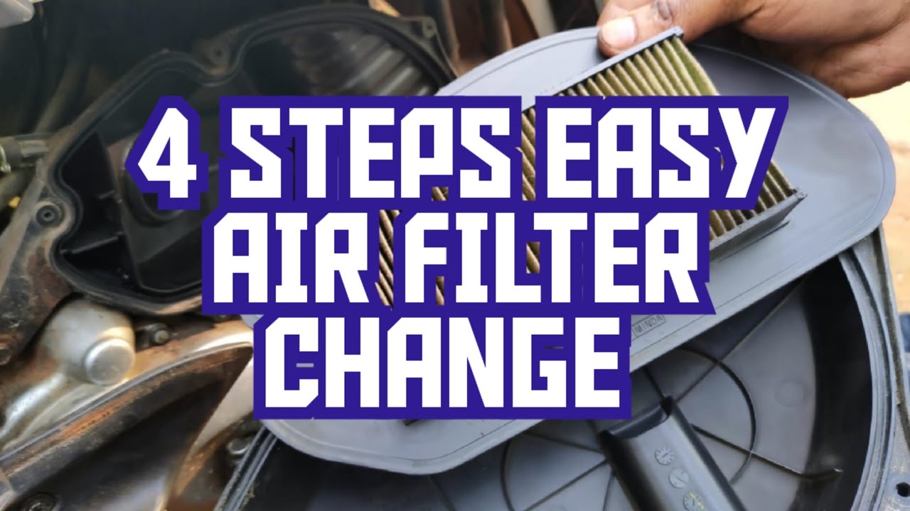 Activa easy air filter change diy activa3g activaairfilterchange 