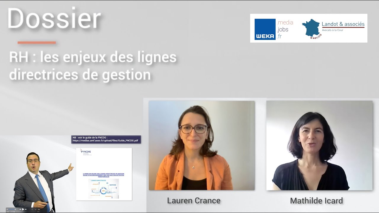 RH : les lignes directrices de gestion [VIDEO avec WEKA ; interviews ...