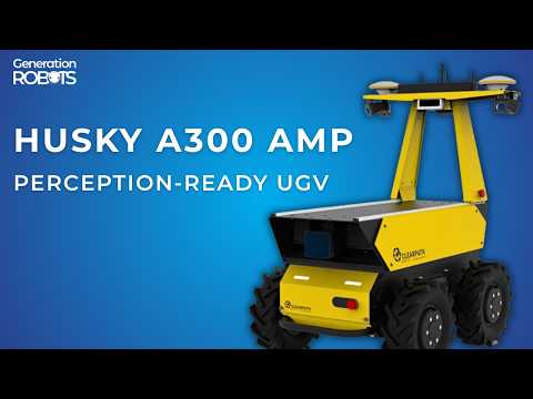 Husky A300 AMP: Autonomous Mobile Platform for Rapid Development