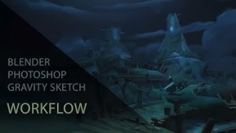 Digital art Workflow - Gravity Sketch/ Blender/ PS