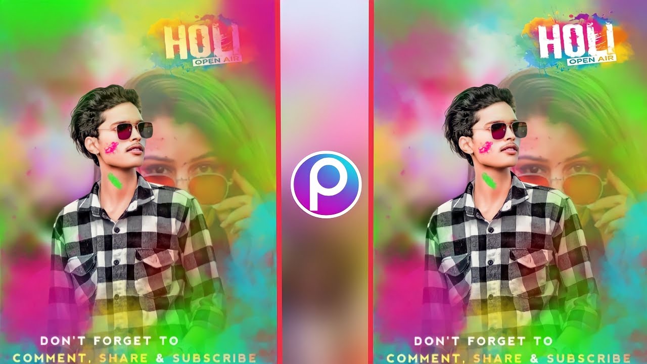Holi Photo Editing 2023 Holi Special photo Editing in Picsart