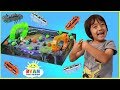 Hex bug buggaloop family fun games for kids with kinder egg surprise toys opening