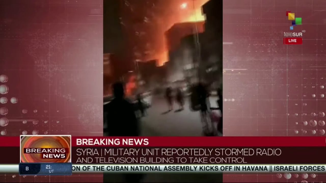 Syria | Military unit storms radio & television building to take control
