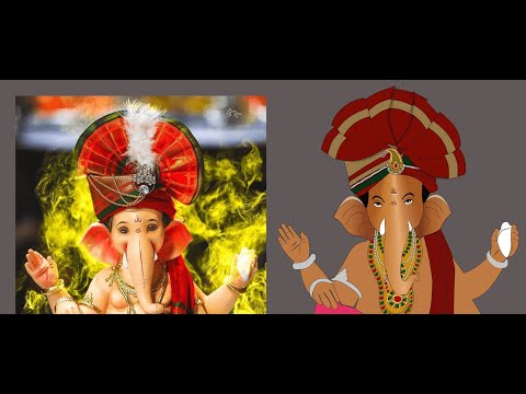 Ganesh vector art / figma / frame work / part 1
