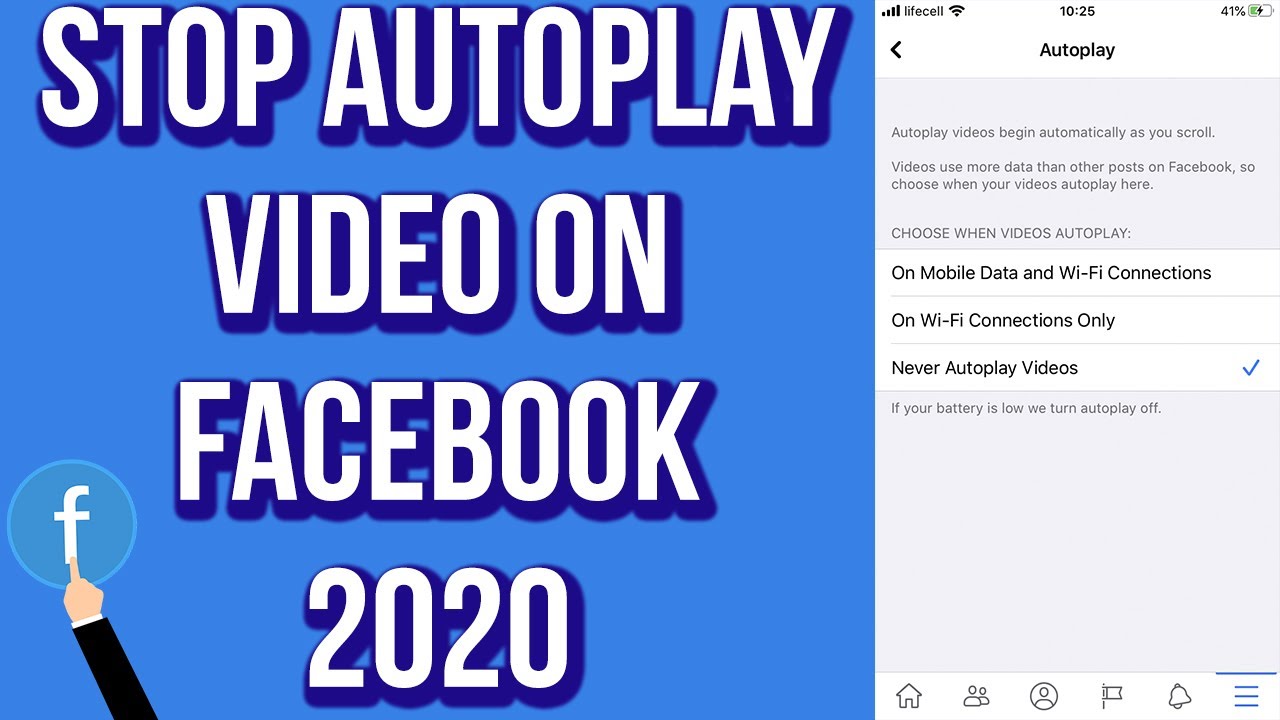 How to Stop Autoplay Video on Facebook In 2020