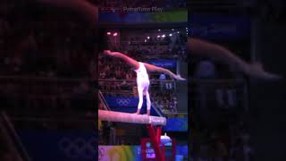 She Didn't Even Wobble 🤯 #gymnastics #olympics #shorts