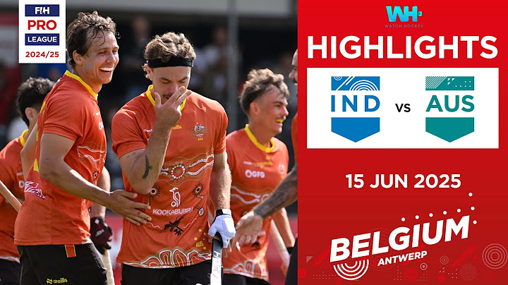 FIH Hockey Pro League 2024-25 Highlights: Australia vs India (M) | Match 2