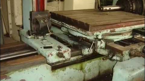 80mm horizontal borer with tail stock , rotary table & heavy duty face chuck Available for sale