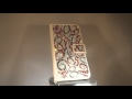 iPhone スマホ 手帳型 フランク風 ガガ風 スワロフスキー 数字 ナンバー デコ ケース カバー ブランド