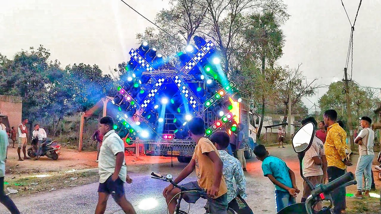 DJ SANVI AUDIO LIGHT HACKER 💥💥💥 HEAVY BASS #trending #djremix #djviral #bassdj