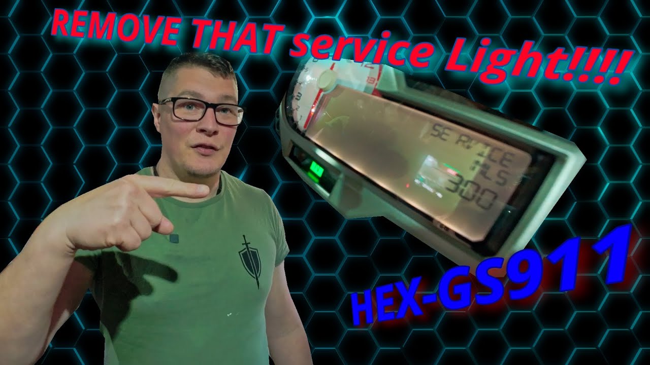 HOW TO clear service light on a BMW S1000XR R RR  (using HEX GS 911)