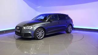 MIKE BREWER MOTORS Audi A3 2.0 TDI Black Edition Sportback S Tronic (s/s) 5dr video