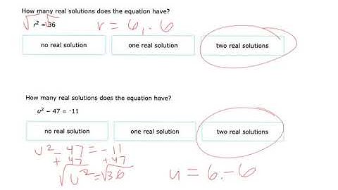 BB 6 Solve quadratic equations using square roots