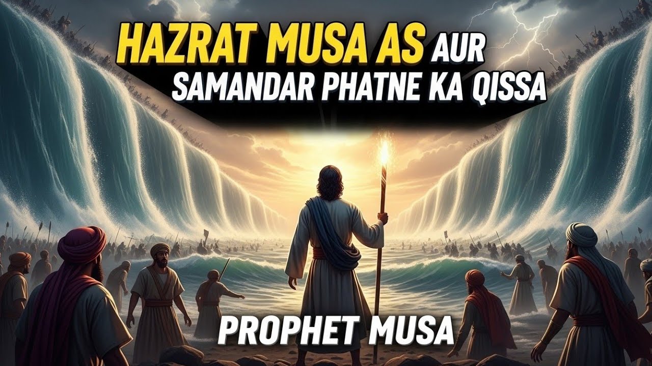 Hazrat Musa AS Aur Samandar Phatne Ka Qissa | The Story of Pharaoh and Musa | Islamic History